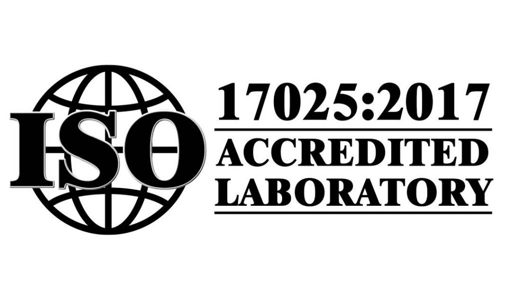 ISO 17025:2017 accredited laboratory